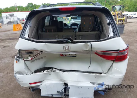 2012 Honda Odyssey Ex-L из США, поврежденный, VIN 5FNRL5H65CB120144